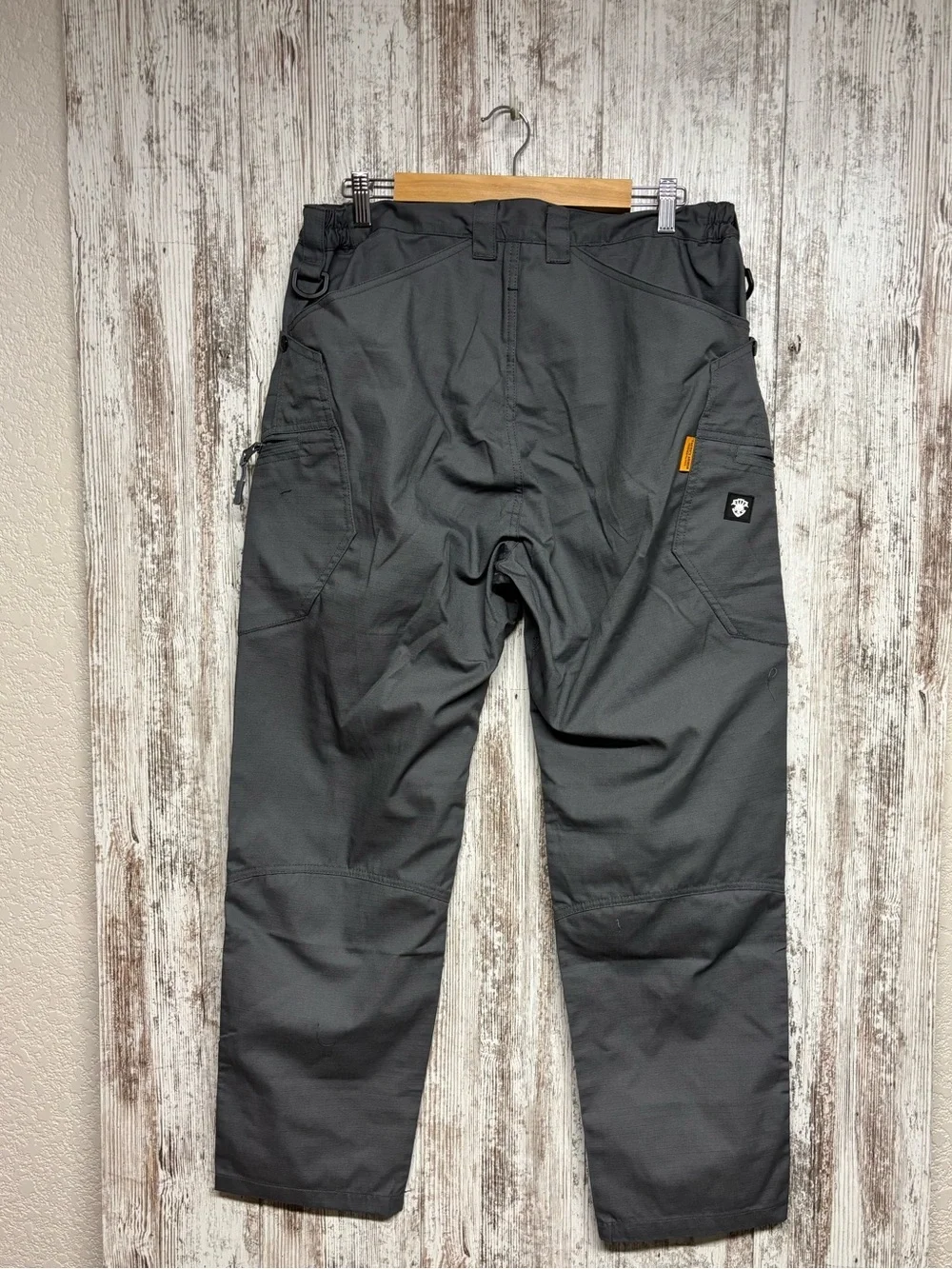 Men's Gray Cargo Utility Pants